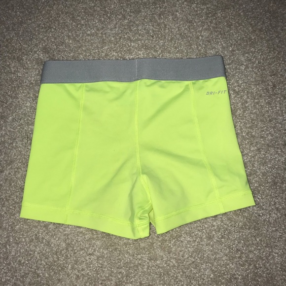 Neon Nike Pro Shorts - Picture 4 of 5